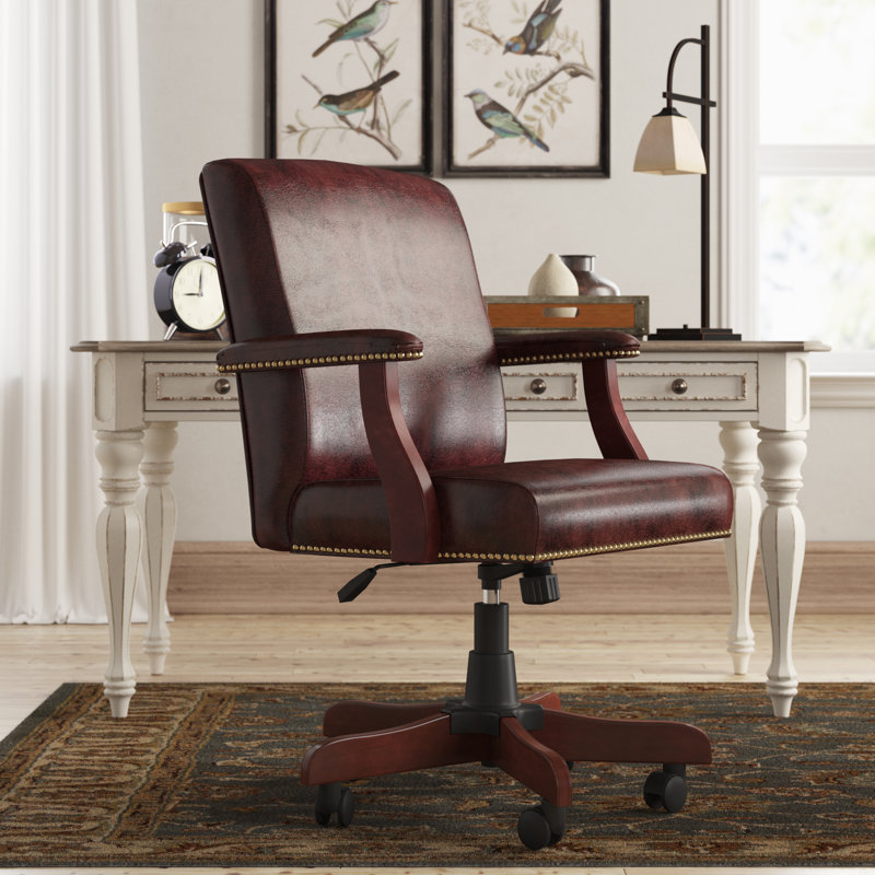 Charlton Home® Olmstead Vinyl Executive Chair & Reviews Wayfair